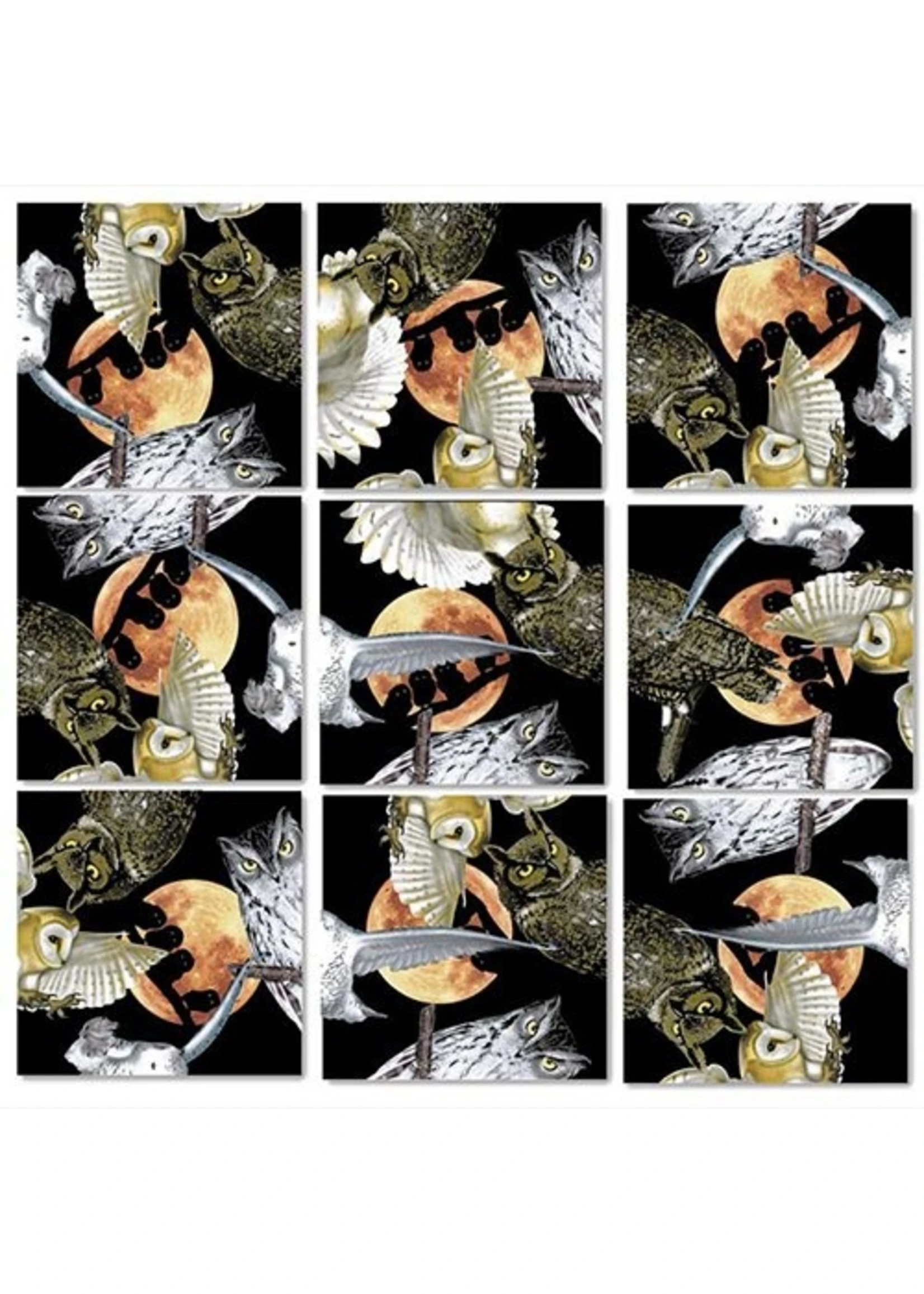 B.dazzle, Inc. Owls Scramble Squares