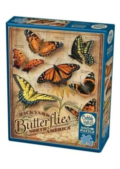 Cobble Hill Backyard Butterflies - 500 Piece Puzzle