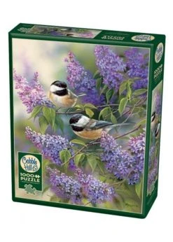 Cobble Hill Hickadees & Lilacs - 1000 Piece Puzzle