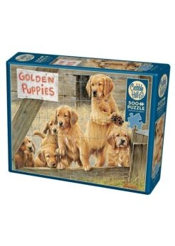 Cobble Hill Golden Puppies - 500 Piece Puzzle