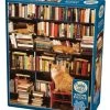Cobble Hill Gotham Bookstore Cats - 500 Piece Puzzle