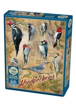 Cobble Hill Notable Woodpeckers - 500 Piece Puzzle