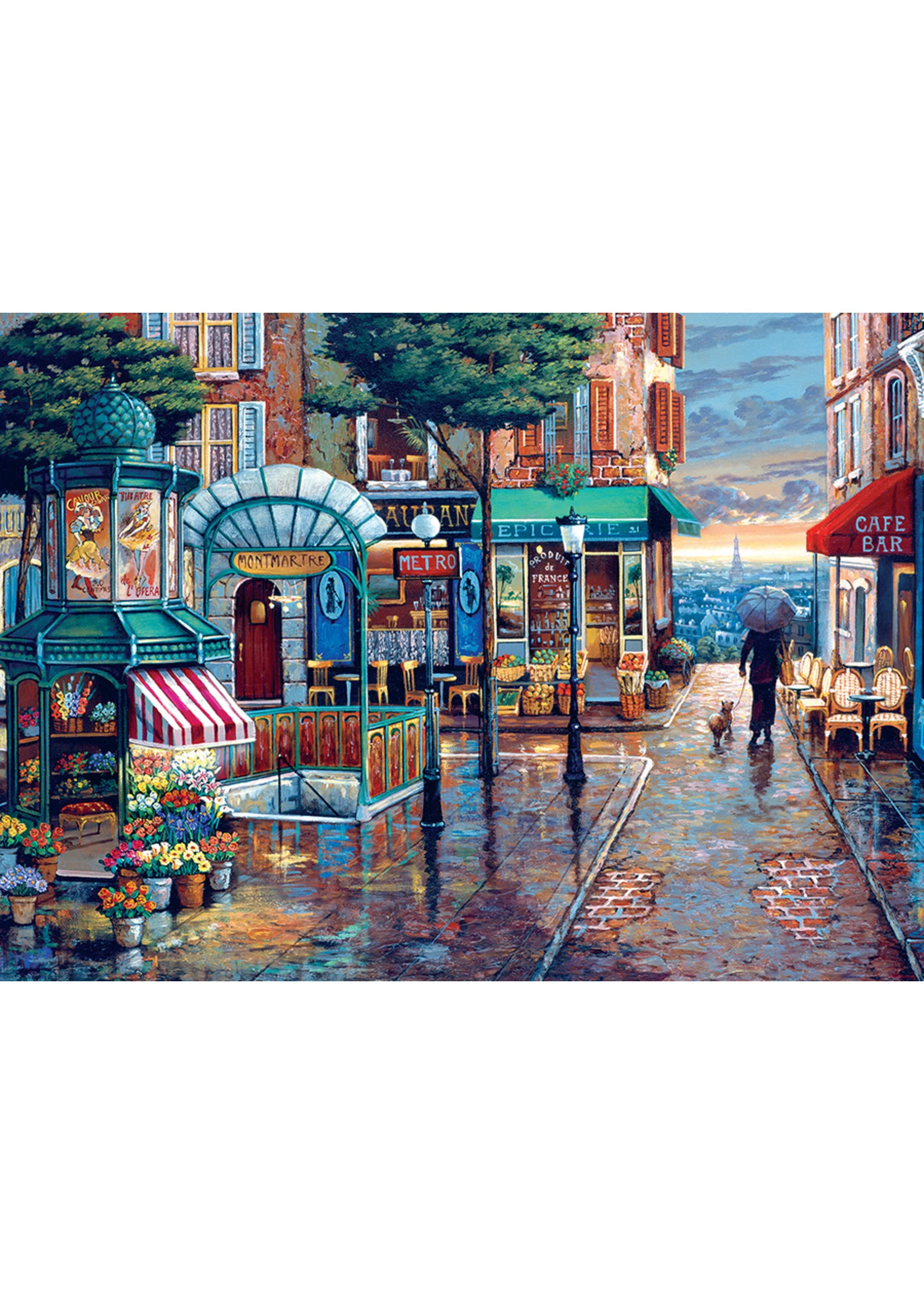 Cobble Hill Rainy Day Stroll - 1000 Piece Puzzle