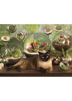 Cobble Hill Terrarium Cat - 1000 Piece Puzzle