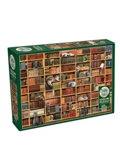 Cobble Hill The Cat Library - 1000 Piece Puzzle