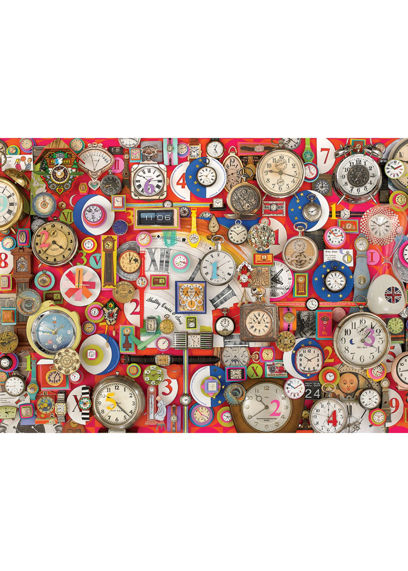 Cobble Hill Timepieces - 1000 Piece Puzzle - Image 2