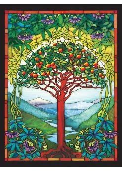 Cobble Hill Tree Of Life Stained Glass - 275 Piece Puzzle