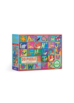 Eeboo Animal ABC - 20 Piece Puzzle