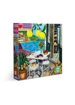 Eeboo Cats In Positano - 1000 Piece Puzzle