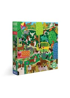 Eeboo Dogs In The Park - 1000 Piece Puzzle