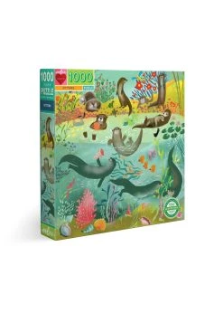 Eeboo Otters - 1000 Piece Puzzle