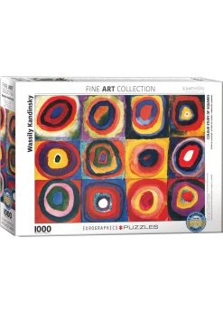 Eurographics Colour Study Of Squares - 1000 Piece Puzzle