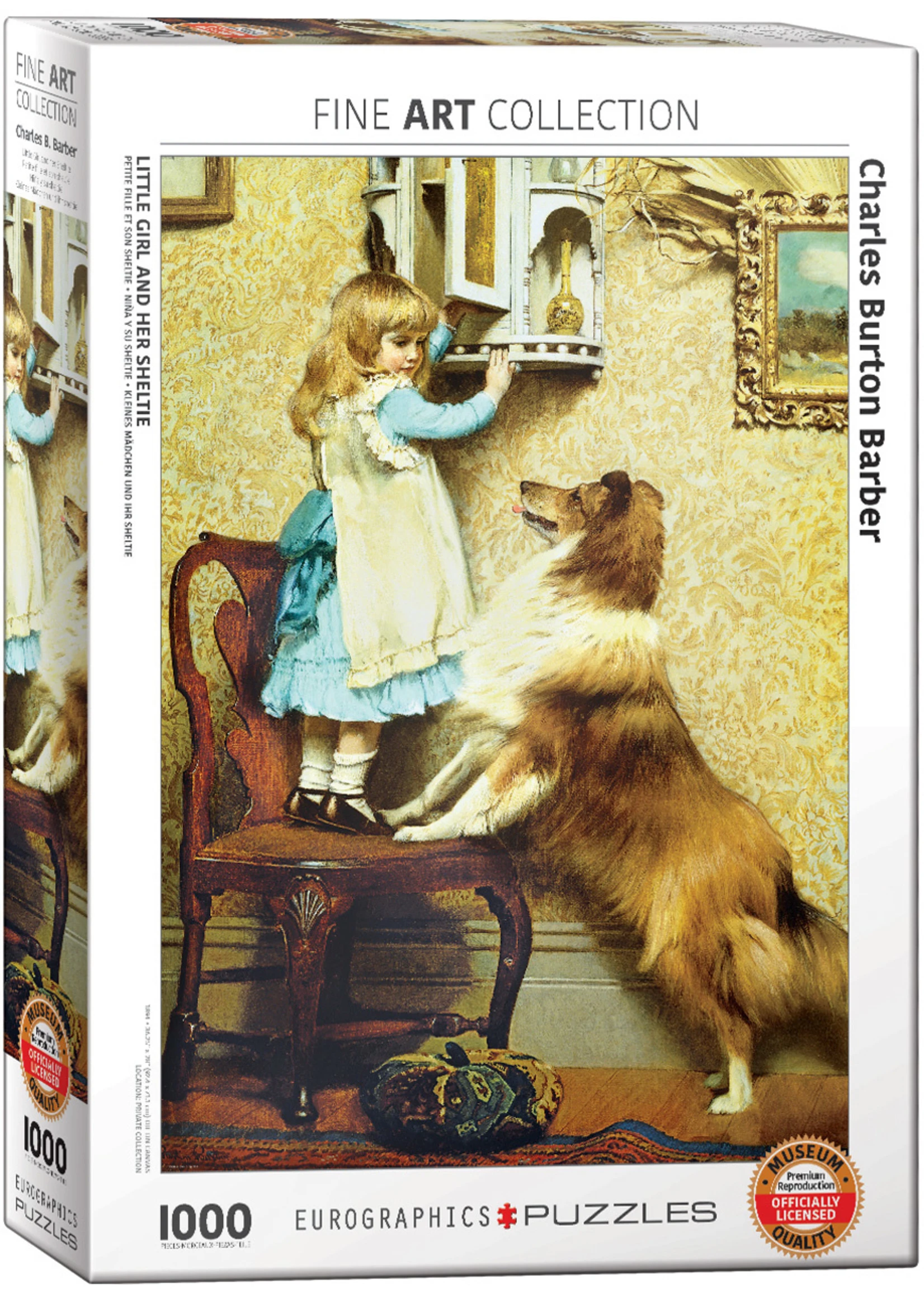 Eurographics Little Girl And Her Sheltie - 1000 Piece Puzzle