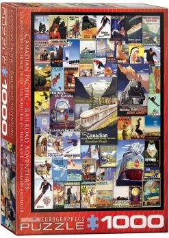Eurographics Railroad Adventures - 1000 Piece Puzzle