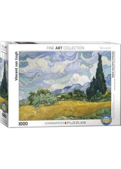 Eurographics Wheat Field With Cypresses - 1000 Piece Puzzle
