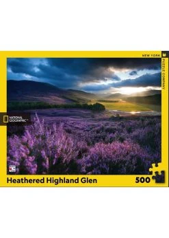 New York Puzzle Co Heathered Highland Glen - 500 Piece Puzzle
