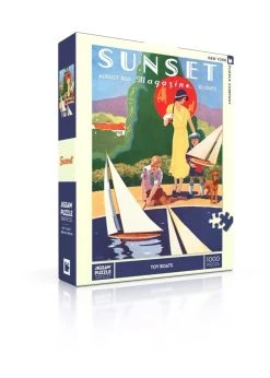 New York Puzzle Co Toy Boats - 1000 Piece Puzzle