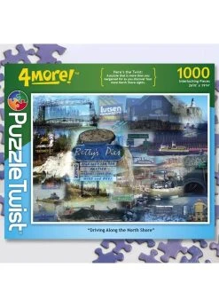 Puzzle Twist Driving Along The North Shore - 1000 Piece Puzzle