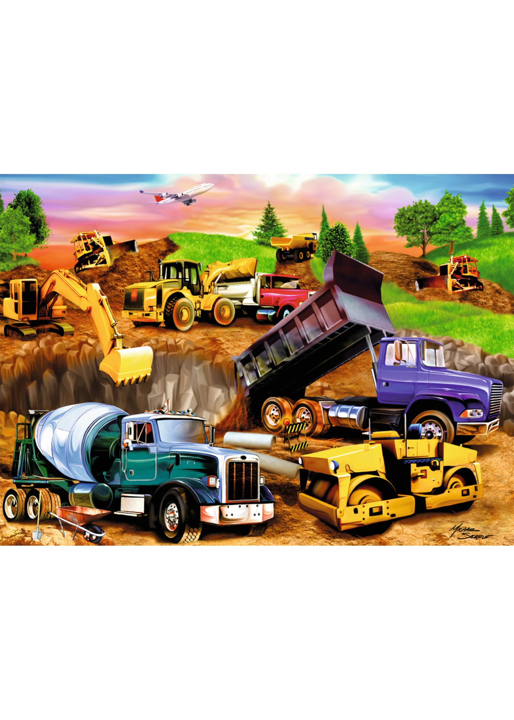 Ravensburger Construction Crowd - 60 Piece Puzzle - Image 2