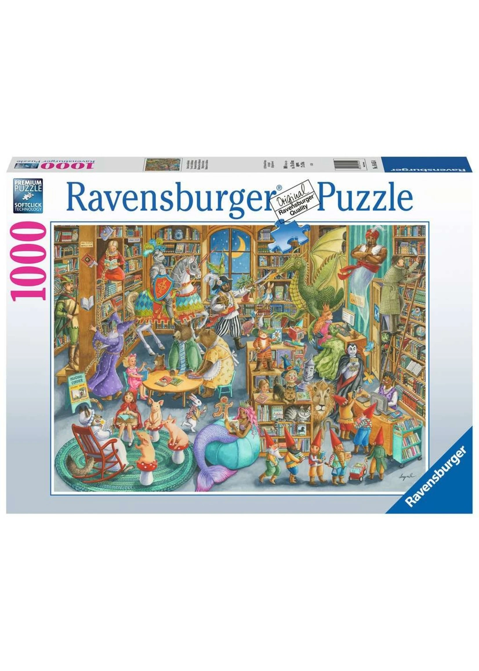 Ravensburger Midnight At The Library - 1000 Piece Puzzle